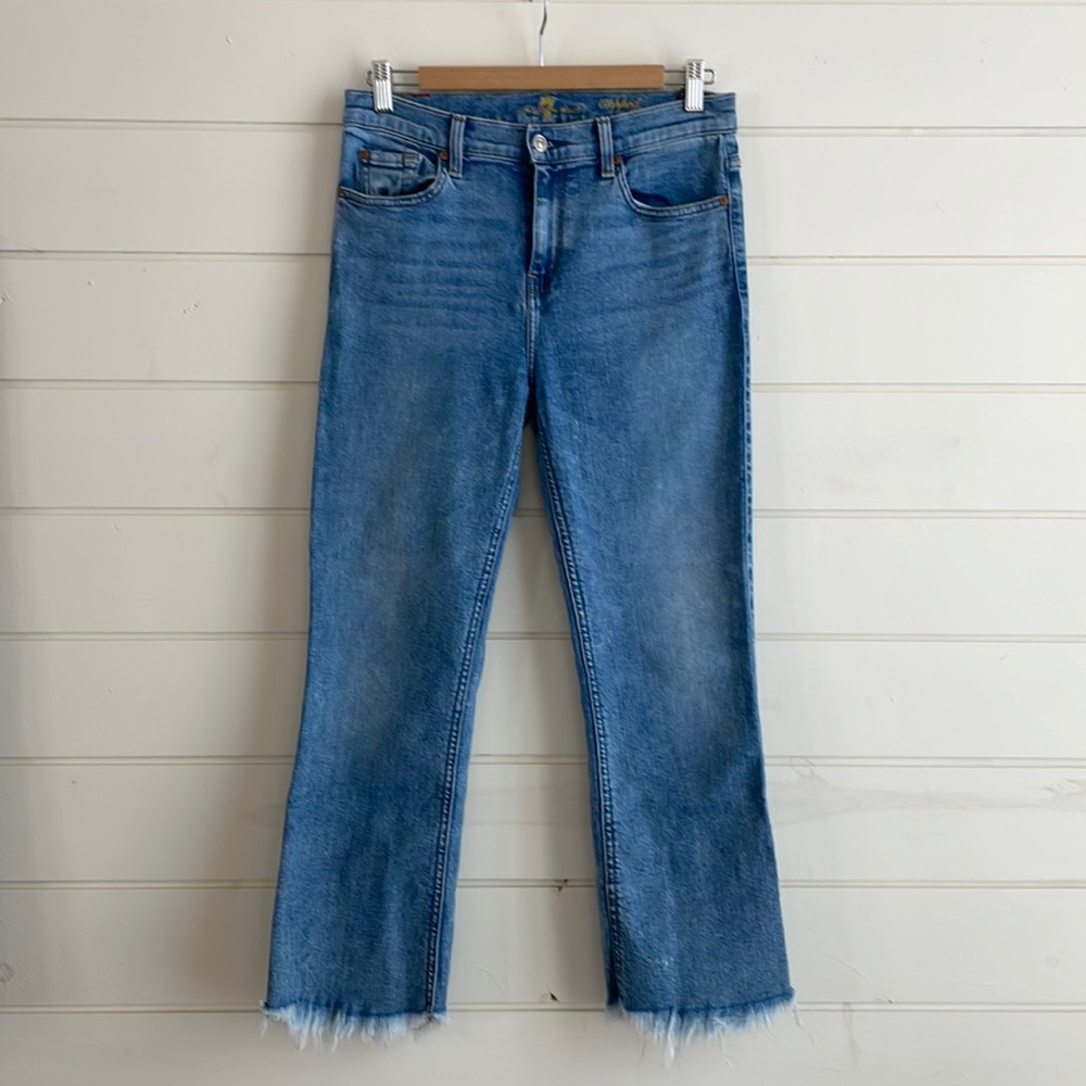 7 For All Mankind Cropped Ali Jeans size 30